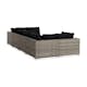 Loungegrupp Comfort Garden Bahamas 7-sits med Divan/Utebord Utomhus