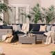 Loungegrupp Comfort Garden Bahamas 7-sits med Divan/Utebord Utomhus