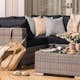 Loungegrupp Comfort Garden Bahamas 7-sits med Divan/Utebord Utomhus