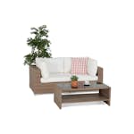 Trädgårdsmöbel Comfort Garden Loungegrupp Treviso 4 Brun