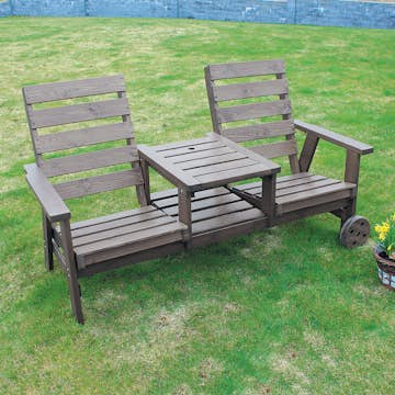 Trädgårdsmöbel Eden Wood Duo Seat