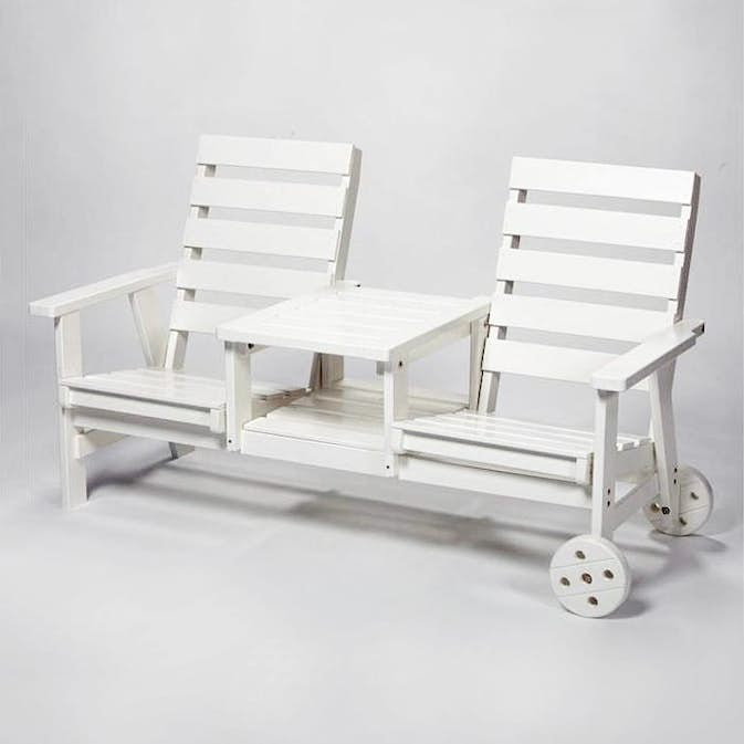 Trädgårdsmöbel Eden Wood Duo Seat