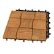 Trall Strand Stainless Teak Deltaplattan 30x30 Typ I