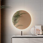 Badrumsspegel Tenfors Verona Rund LED Imfri