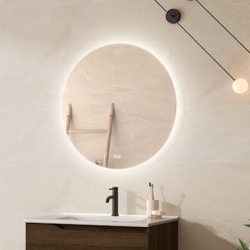 Badrumsspegel Tenfors Verona Rund LED Imfri