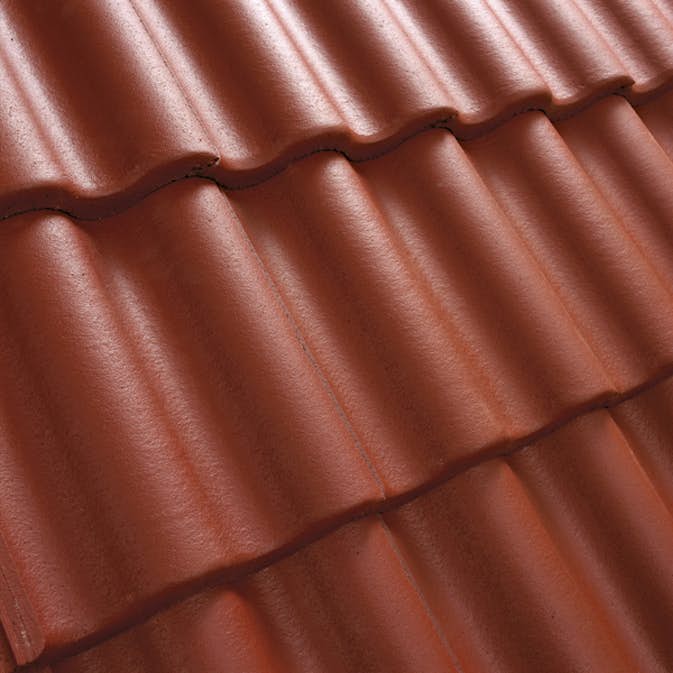 Tvåkupig Takpanna Benders Palema Ytbehandlad