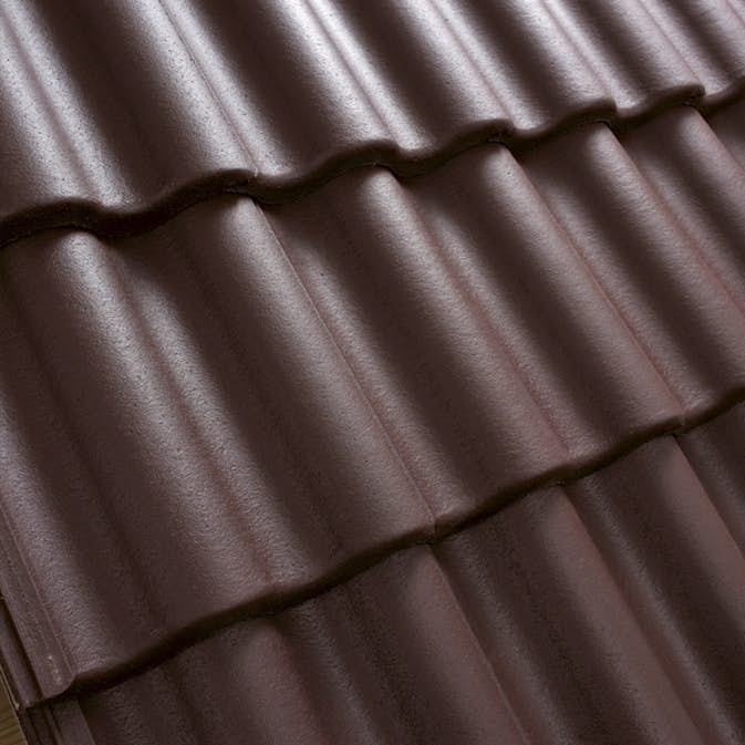 Tvåkupig Takpanna Benders Palema Ytbehandlad