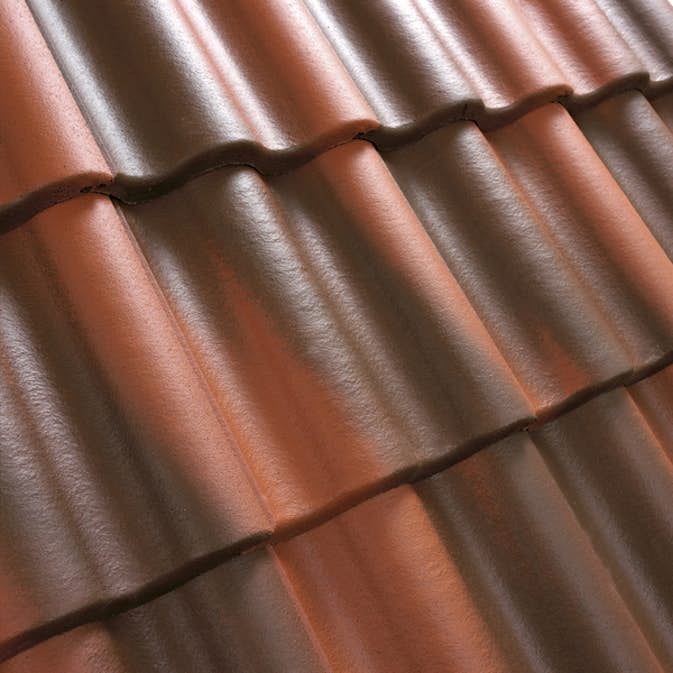 Tvåkupig Takpanna Benders Palema Ytbehandlad