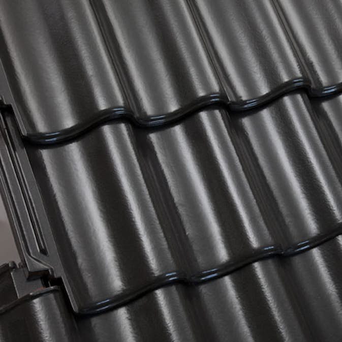 Tvåkupig Takpanna Benders Tvilling Ytbehandlad