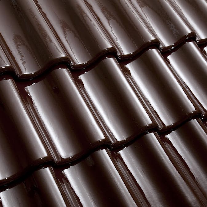 Tvåkupig Takpanna Benders Tvilling Ytbehandlad