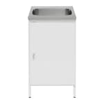 Tvättbänk Contura Steel CAB 5 Vit med Kranhål