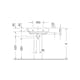 Tvättställ Duravit Happy D2 23166