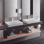 Tvättställ Grohe Cube Ceramic 39477 60 cm Bänktvättställ