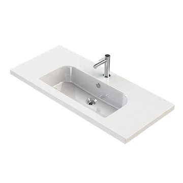 Tvättställ Miller Badrum D-form 100