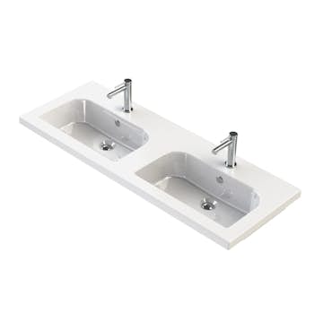 Tvättställ Miller Badrum D-form 120