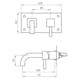 Tvättställsblandare Tapwell Box 006 Square