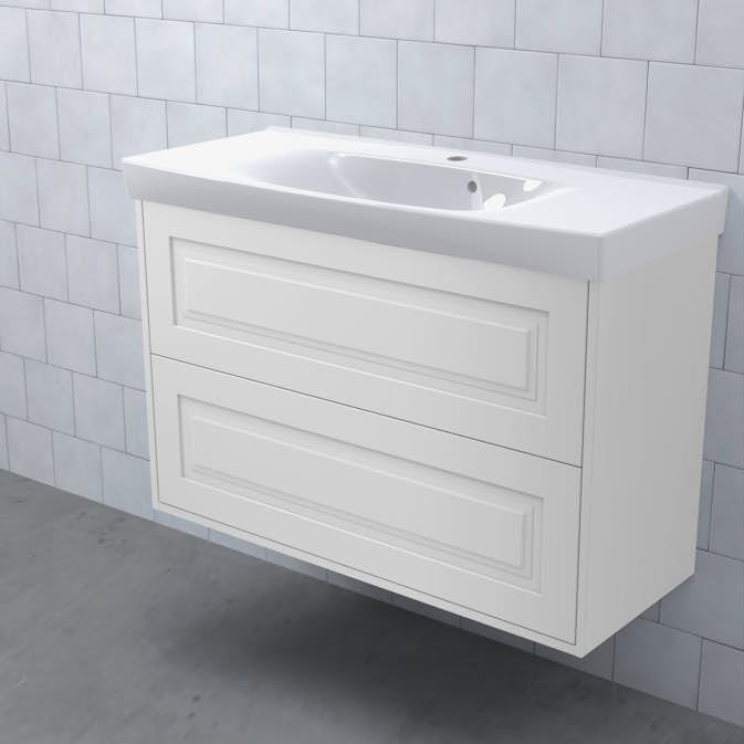 Tvättställsskåp Björbo Badrum Mejda Kompakt Hög