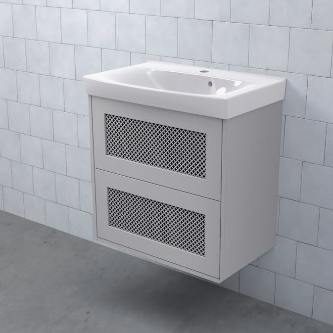 Tvättställsskåp Björbo Badrum Mejda Kompakt Hög