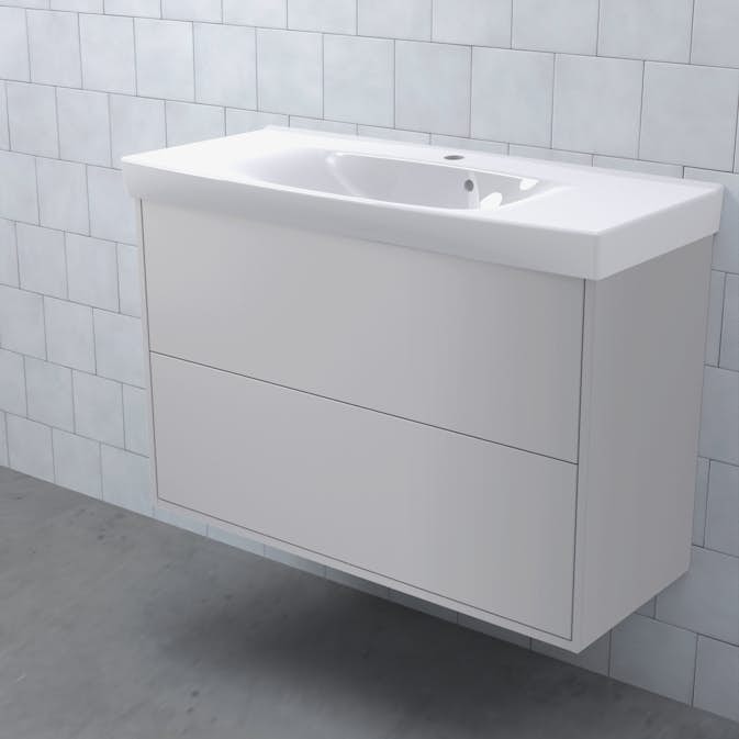 Tvättställsskåp Björbo Badrum Mejda Kompakt Hög