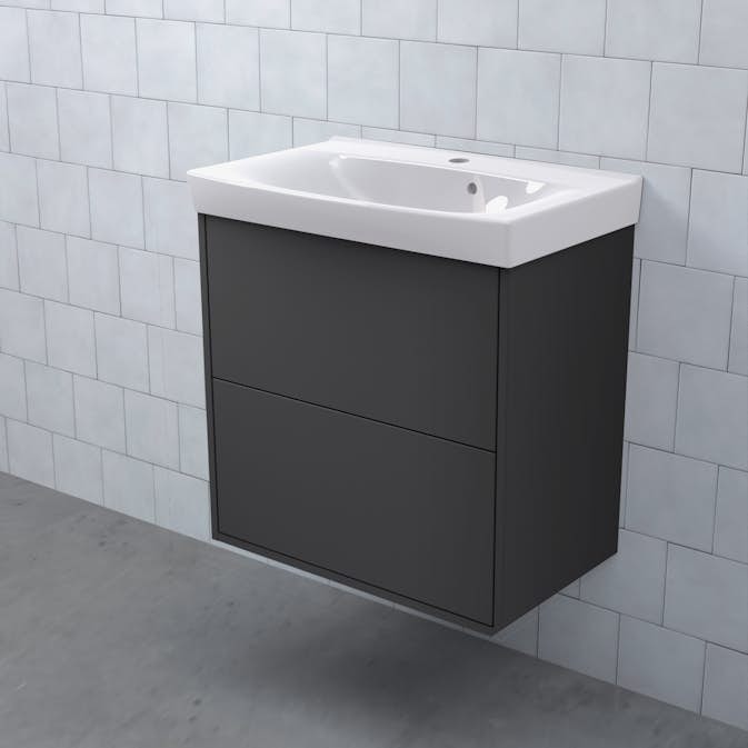 Tvättställsskåp Björbo Badrum Mejda Kompakt Hög