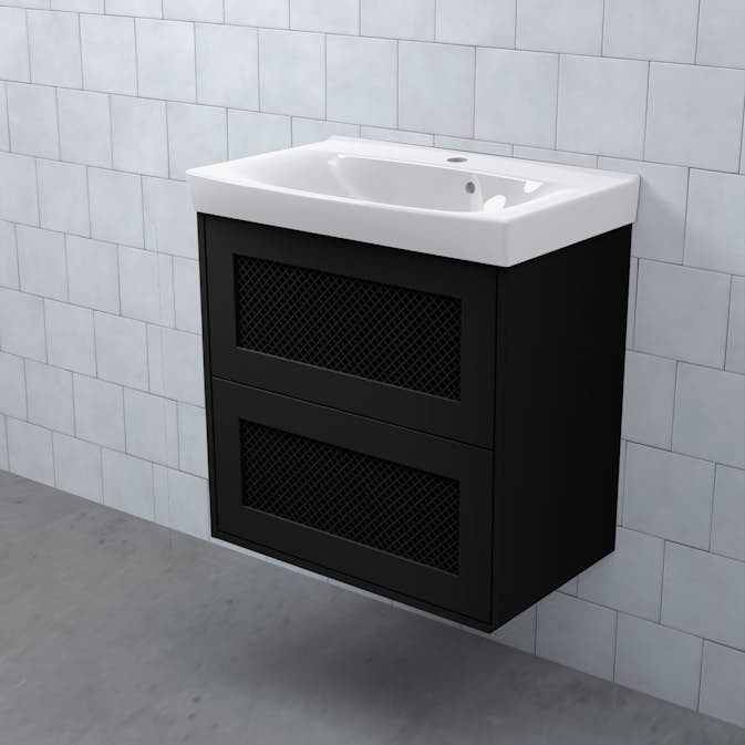 Tvättställsskåp Björbo Badrum Mejda Kompakt Hög