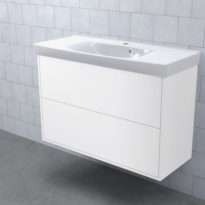 Tvättställsskåp Björbo Badrum Mejda Kompakt Hög