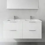 Tvättställsskåp Hafa Shape 1200 Dubbel utan Tvättställ