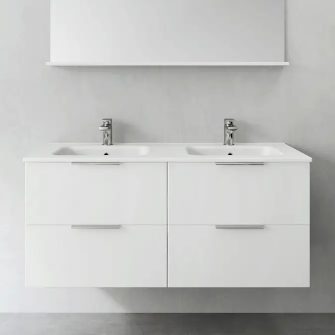 Tvättställsskåp Hafa Shape 1200 Dubbel utan Tvättställ