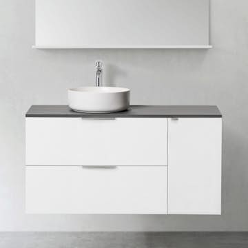 Tvättställsskåp Hafa Shape med Sidomodul 300 utan Tvättställ