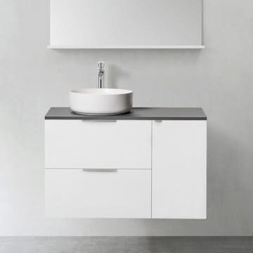 Tvättställsskåp Hafa Shape med Sidomodul 300 utan Tvättställ