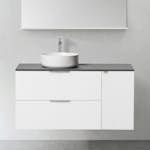 Tvättställsskåp Hafa Shape med Sidomodul 300 utan Tvättställ