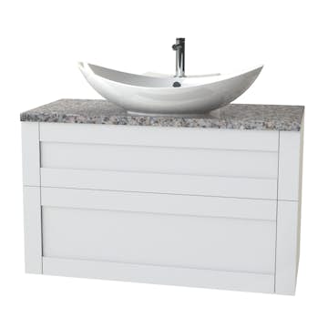 Tvättställsskåp Miller Badrum London 100 för Fristående Tvättställ