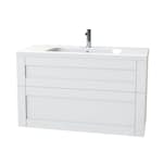 Tvättställsskåp Miller Badrum London 100 för Heltäckande Tvättställ