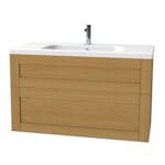 Tvättställsskåp Miller Badrum London 100 för Heltäckande Tvättställ