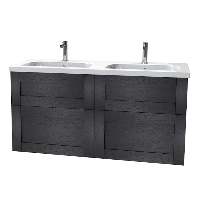 Tvättställsskåp Miller Badrum London 120 för Heltäckande Tvättställ