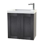 Tvättställsskåp Miller Badrum London 60 Luckor för Heltäckande Tvättställ