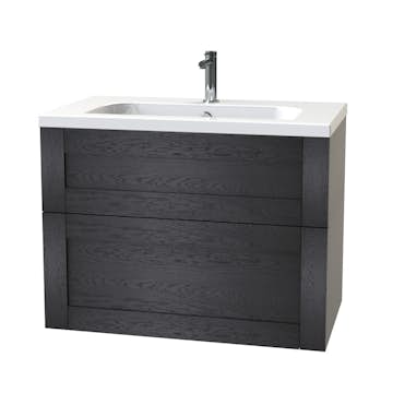 Tvättställsskåp Miller Badrum London 80 för Heltäckande Tvättställ