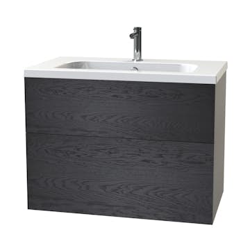 Tvättställsskåp Miller Badrum New York 80 för Heltäckande Tvättställ