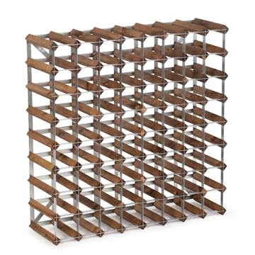 Vinställ Traditional Wine Rack 72 Flaskor Påbyggningsbart