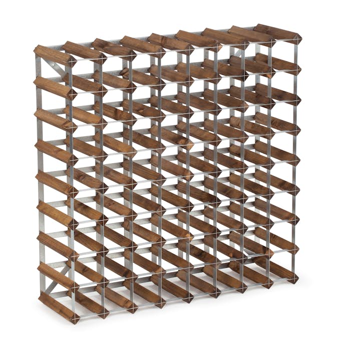 Vinställ Traditional Wine Rack 72 Flaskor Påbyggningsbart