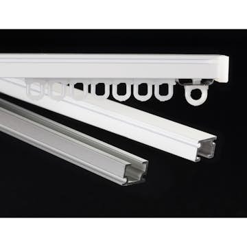 Gardinskena Kirsch U-skena Komplett för Gardinupphängning