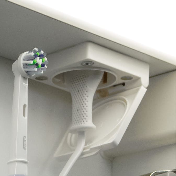 Eluttag 4AQUA Spegel Med Hylla-under Hyllan