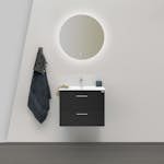 Möbelpaket 4AQUA Slim 60 med Tvättställ och Spegel Aura LED