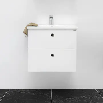 Tvättställsskåp 4AQUA Slim H Med 2 Lådor