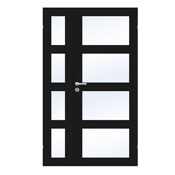 Halvparinnerdörr Swedoor Unique GW04L+GW04L