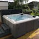 Utespa DenForm 61 Quartz White 49 Jets Spabad för 6 Personer