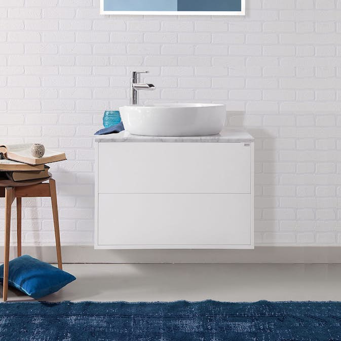 Tvättställsskåp 4AQUA 5-an Med 2 Lådor