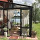 Uterum Metalcraft 10,7m² Säkerhetsglas Svart