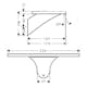 Utloppspip Hansgrohe Axor Massaud 170 mm till Badkar
