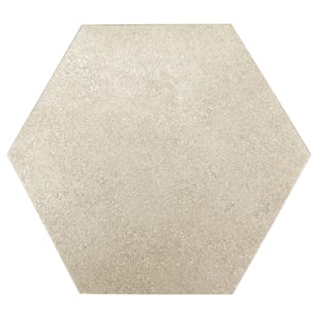 Klinker Tenfors Hexagon Rift Crema 23x26,6 cm